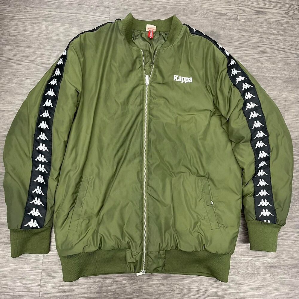 Kappa Men's Green and Khaki Coat